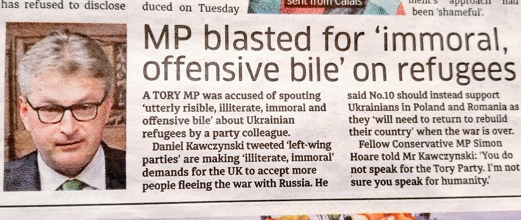 realtoryparty's tweet photo. This man @DKShrewsbury is quite possibly the most disgusting person in the UK. Tories love to target the weak and vulnerable. Racism is their natural response to any problem. We have to remove this DREADFUL government
#JohnsonOut46 https://t.co/jhNLlOnmXC
