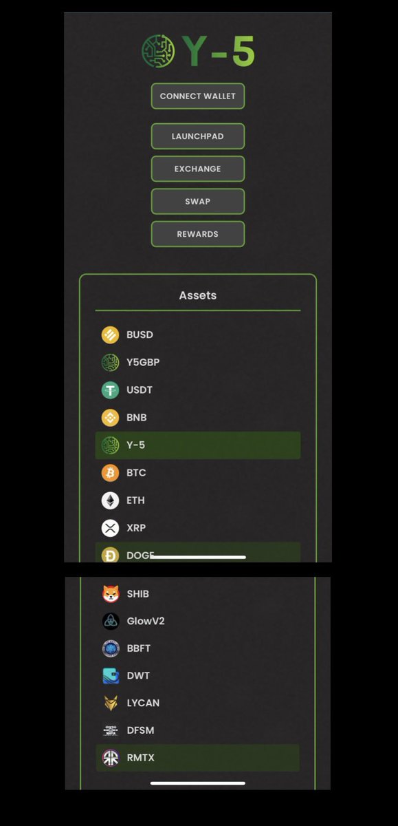andyjvass's tweet photo. If you invest in crypto and fed up buying on PCS, why not try a new Exchange that Y-5 brings you. https://t.co/XNPClfFy1L buy your favourite tokens on here from #Y5Finance #RMTX #Shib #XRP and more to be added soon … https://t.co/c1kWbWtw82