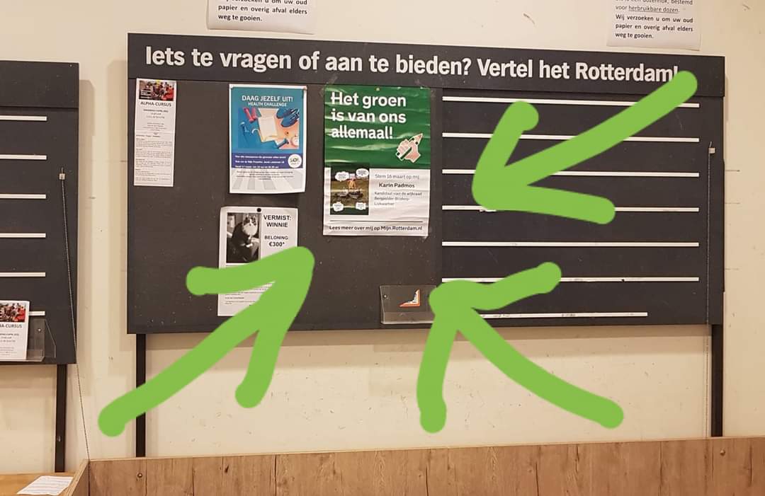 KarinPadmos's tweet photo. Hang ik toch maar weer effe geheel in mijn uppie bij mijn AH.😂🤣sstt. Kom ik weer een groengenoot tegen die niet weet dat er #WR2022 verkiezingen zijn. Effe babbeltje doen en hoppa, weer een stem voor mij. #stemopmij #wijkraad2022 #Wijkaanzet #Bergpolder #Blijdorp #Liskwartier https://t.co/msyHxmoBvR