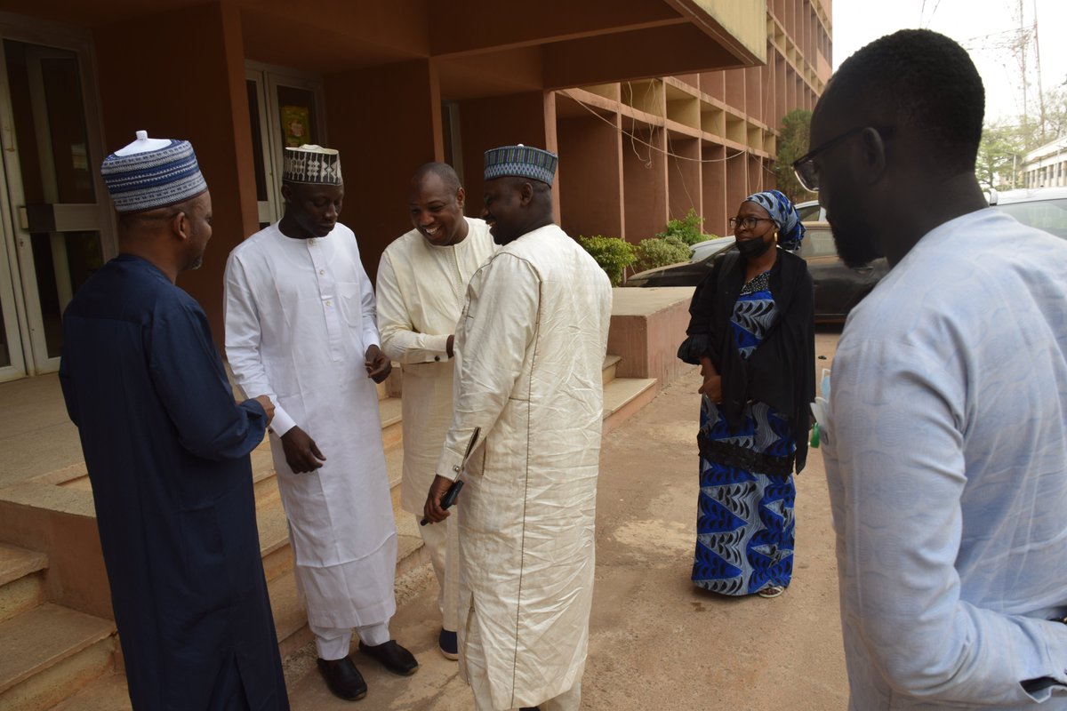 WORKING VISIT: Ag. NPC Visits Kaduna State L-PRES Team.- Assures the state of Institutional and Technical Support. The Ag.National Project Coordinator (NPC) of the Livestock Productivity and Resilience Support Project (L-PRES), Mr. Sanusi Abubakar, on Friday 11th March 2022..1/2