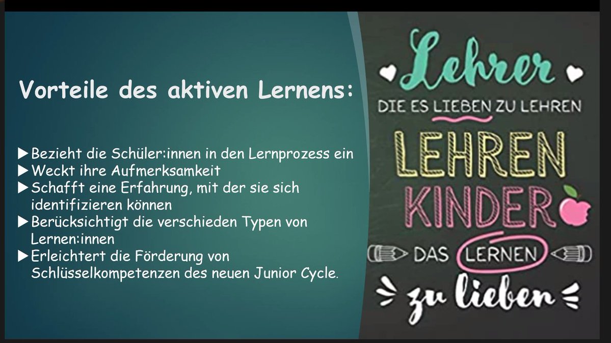germanteachers's tweet photo. What a great presentation from Kim Mc Carney @ClaregalwayColl on active learning methods! Thanks for sharing your ideas with the @germanteachers community🤩👏🙏🎉 @languages_ie @langsconnect_ie @jctMFL @GI_Irland #learngerman https://t.co/tfbmJbmOyA