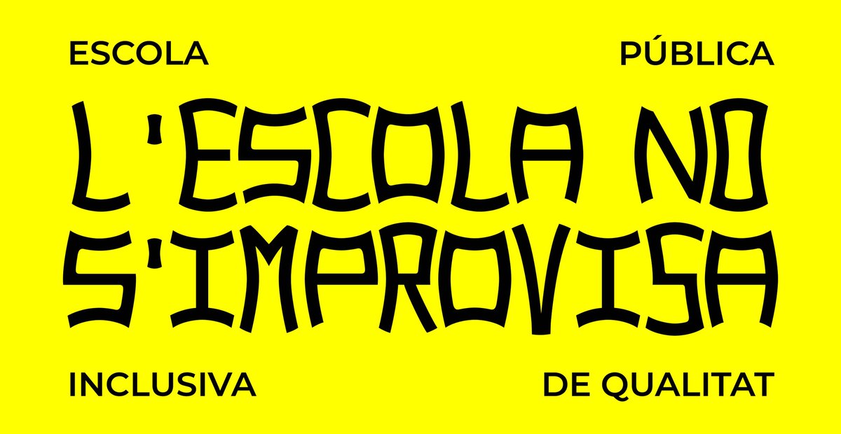 Volem una escola pública inclusiva i de qualitat.
#vaga15 #educaciopubliainclusivaqualitat