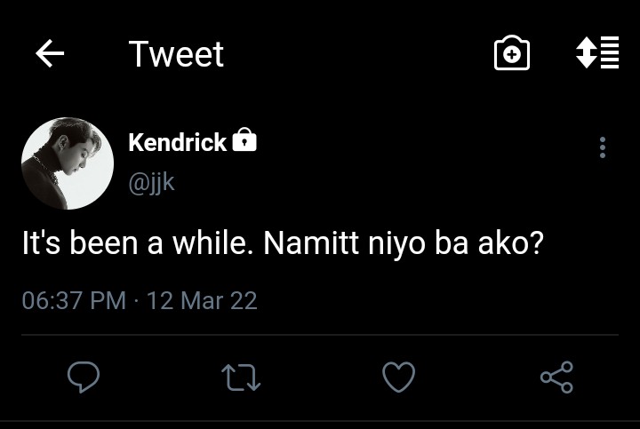 perveeSK's tweet photo. HE'S MY HAVEN

— a filo #taekookau
The Untold Story of Kendrick (jk) and Rajj (th). https://t.co/K3BM8uBFkA