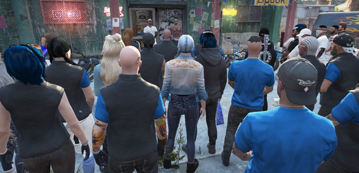 HHellfis's tweet photo. North Melbourne opens their new pub #GTAV #GTARP #FiveM #Outlaw #Motorcycleclub #GTABiker #SupportSmallStreamers #twitchstreamer #JimmyWilson #PRMC #PaleRidersMC #paleontop #worldwide #IconicRP https://t.co/7ICgXBslla