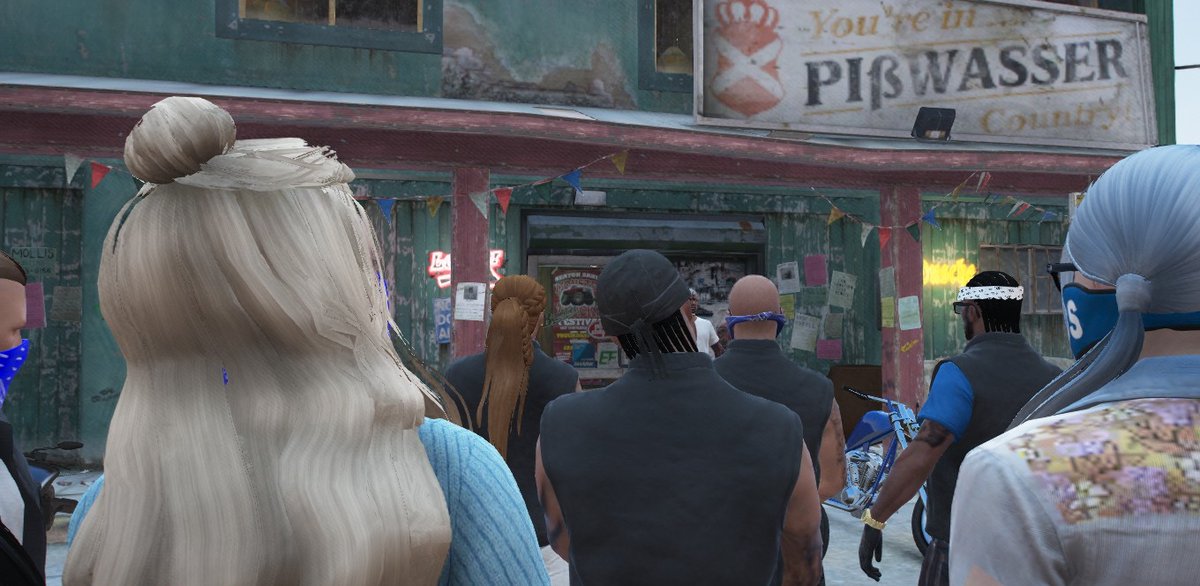 HHellfis's tweet photo. North Melbourne opens their new pub #GTAV #GTARP #FiveM #Outlaw #Motorcycleclub #GTABiker #SupportSmallStreamers #twitchstreamer #JimmyWilson #PRMC #PaleRidersMC #paleontop #worldwide #IconicRP https://t.co/7ICgXBslla