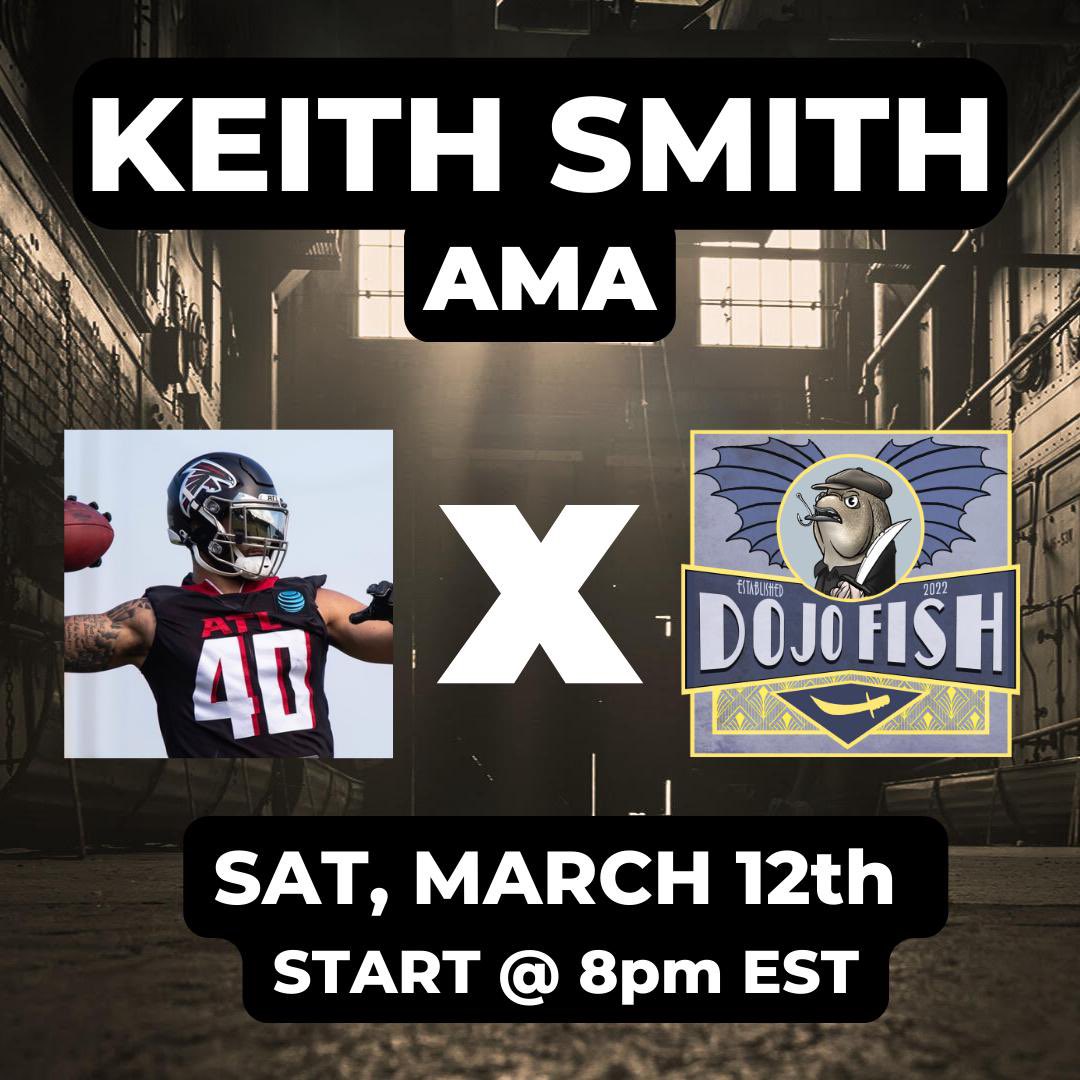Join our discord tonight at 8 pm Est to hear <a href="/RobertJTurbin/">Robert “Turbo” Turbin</a> host an AMA with <a href="/K_SMITH31/">Keith Smith</a>!
