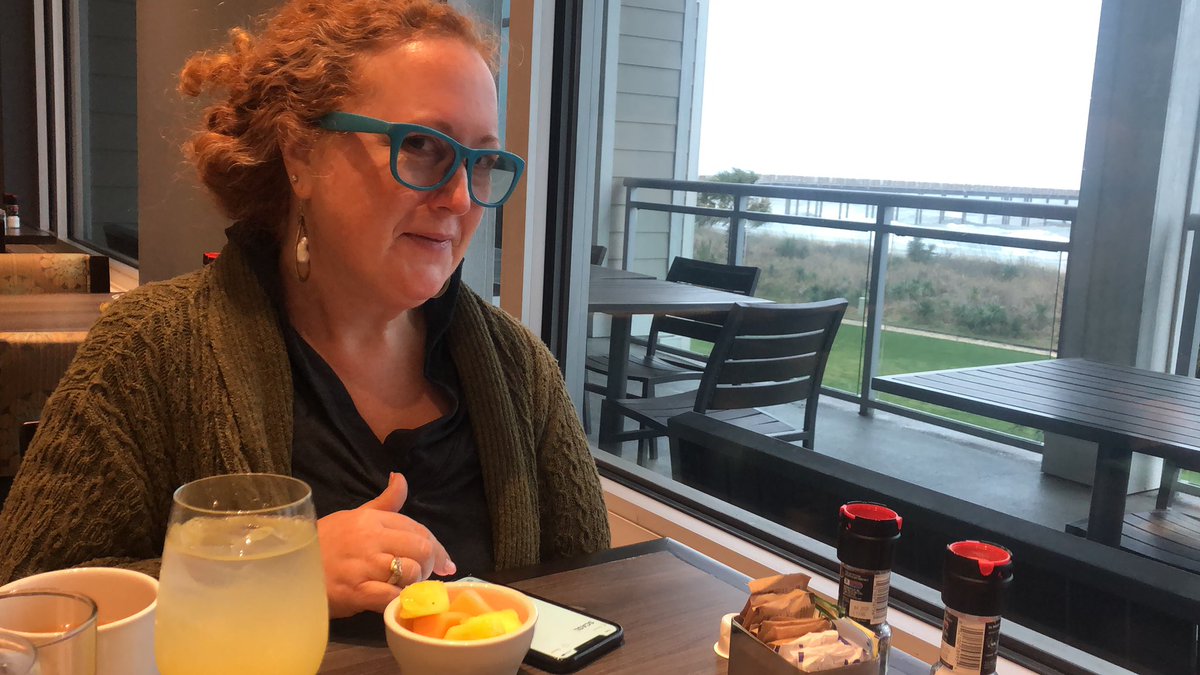 Thinking about the changes we can implement to improve our libraries after #SCASL22 what are y’all gonna use right away? <a href="/AuntieLibrarian/">Jennifer Tazerouti🦉</a> Inspired by <a href="/christyjames331/">christy james (she/her)</a> session! She is a Sherpa in our library world! Major aha moments unpacking conference @ breakfast. <a href="/SCASLNet/">SCASL</a>