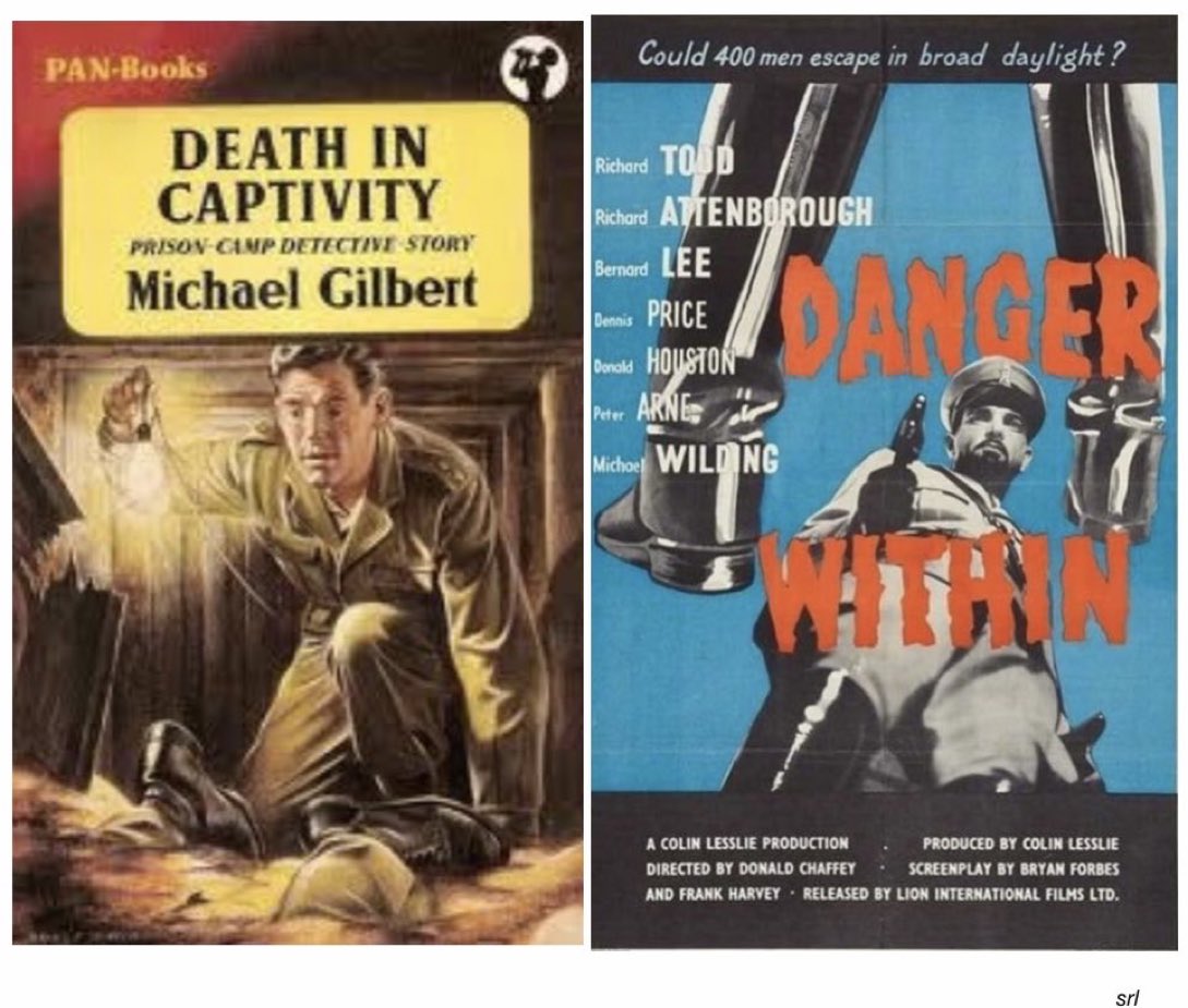 SaveRedlandLibr's tweet photo. 2:20pm TODAY on @TalkingPicsTV👌Worth a Watch👌
The 1959 film🎥 “Danger Within” directed by #DonChaffey from a screenplay by #BryanForbes & #FrankHarvey
Based on #MichaelGilbert’s 1952 novel📖 “Death in Captivity”
🌟#RichardTodd #BernardLee #MichaelWilding #RichardAttenborough https://t.co/akL7RFS1my