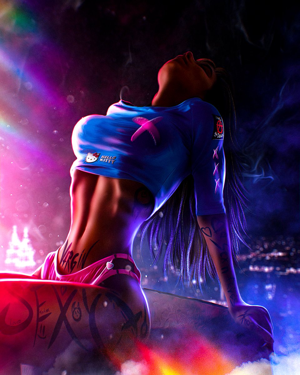 NFTshka's tweet photo. ⚡️ NEW DROP 
«Neon Rest #NFT»  350 BUSD 

In his thoughts, the best of his jokes, the world is full of colors and disappointments.. the roof is the best place for freedom and for reflection. 

Author: Dmitry Phoenix
https://t.co/uT4o8iBrC9 https://t.co/0WxXJaUQX6