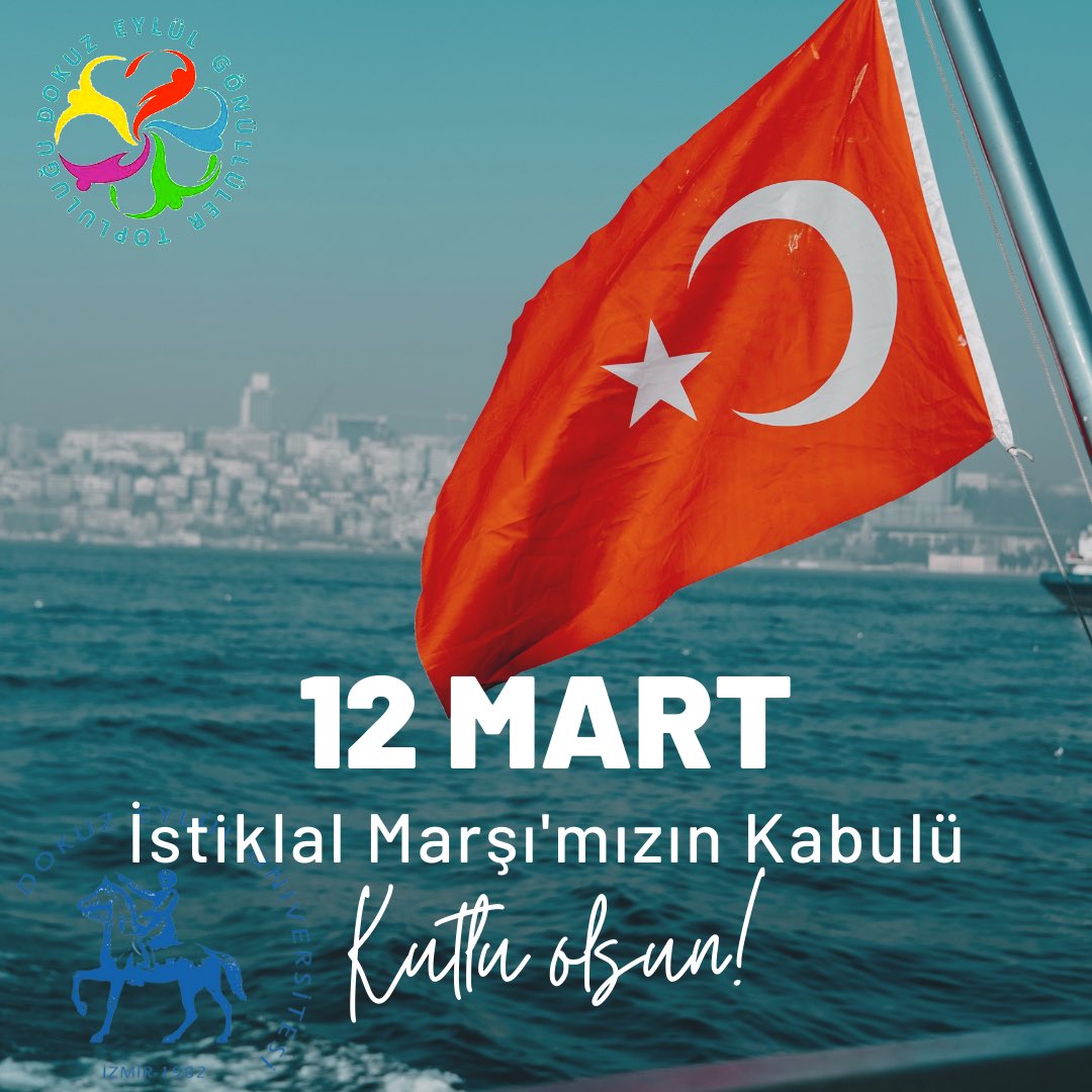 12 Mart İstiklal Marşımızın kabulunün 101. Yılında, istiklal şairimiz Mehmet Akif ERSOY başta olmak üzere,  istiklal kahramanlarımızı, şehitlerimizi, minnetle yad ediyoruz. ❤️🇹🇷 #12martistiklalmarşınınkabulü #12mart #mehmetakifersoy