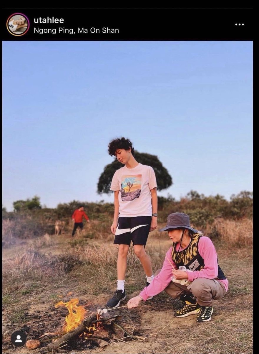 rarangng's tweet photo. Nike 任由旗下Master Trainer Utah Lee於馬鞍山郊野公園範圍內燒地而不顧，意圖將其涉嫌犯法行為冷處理。
“We were just showing our son how to start a fire but I should put post that image on Instagram.”足證佢認為最錯不是生火，而是放上網被逮住。 #justburnit @Nike https://t.co/InhCumBka0