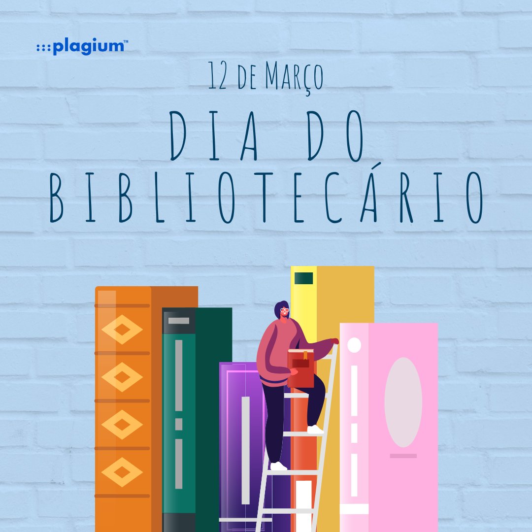 Plagium_com's tweet photo. Hoje dia 12/03 é dia do Bibliotecário, parabéns para todos! Mas você sabe o que um Bibliotecário faz?

Veja o conteúdo completo em nosso instagram! https://t.co/Iv0Ymanpt7
