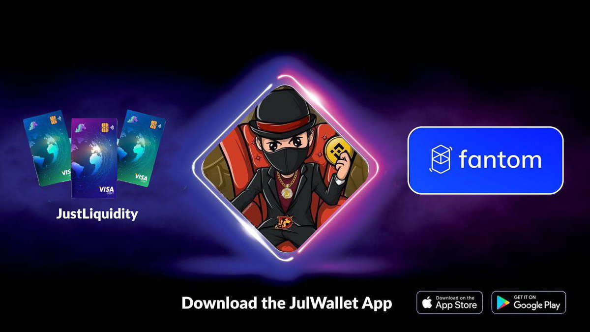 Eljaboom's tweet photo. Join @JulWallet &amp; @FantomFDN for a Twitter space with Eljaboom Monday 1PM UTC.
Know more about the First decentralized Visa card and why the team Choosed Fantom blockchain as it’s engine 🔥 

For the first time, you can order your visa and receive it in 2-3 Days.
Join &amp; Know more https://t.co/DRcI5E9zMP