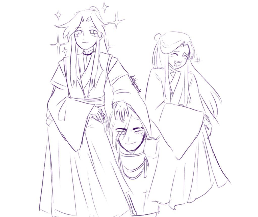 - xianle trio -

a little ride on feng xin's shoulders...
