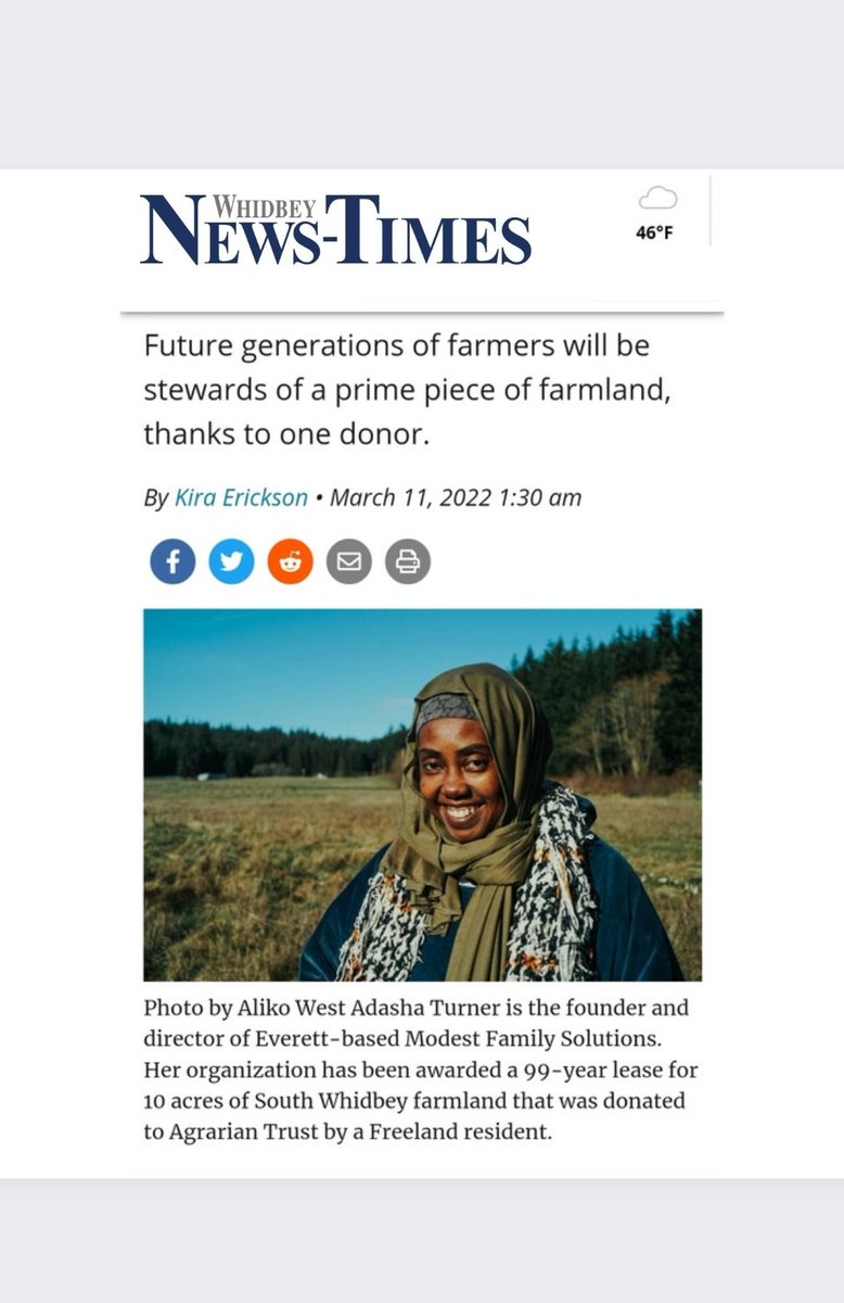 AgrarianTrust's tweet image. “We’ve never been given any land,” she said. “Our people continually suffer from intergenerational systemic oppression.” - Adasha Turner 

whidbeynewstimes.com/life/black-led…

@WhidbeyNews

#blackwomen #blackfarmers #shiftingpowerdynamics #womenwhofarm #BlackTwitter #BlackLivesMatter