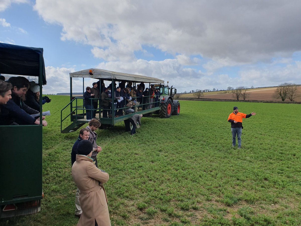 caw_brown's tweet photo. @Brownandcorural pleased to support morning of organics and dairy  for @NuffieldFarming at Houghton Estate with @Evo_Farming
@CrottyCharlie and the team https://t.co/H4A1XuFF4C