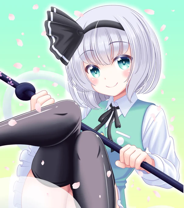 #絵柄が好みっていう人にフォローされたい
#東方Project 
今は専ら妖夢ちゃん中心ですが、他の東方キャラも描いたりします 