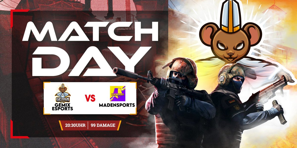 GemiXeSports's tweet photo. Morgen wird wieder einmal ein anstrengender Tag für unser Mainteam sein, denn es werden in 2 verschiedenen Ligen gespielt.

@Demo_League:
Mainteam🆚@Just1LifeGaming
🕜17:00 Uhr

@99DAMAGEde:
Mainteam🆚@NsportsMade
🕤20:30 Uhr

GLHF🔥

[#GemiXeSports #CSGO #Demo_League #99Damage] https://t.co/0nPzrD1f0k