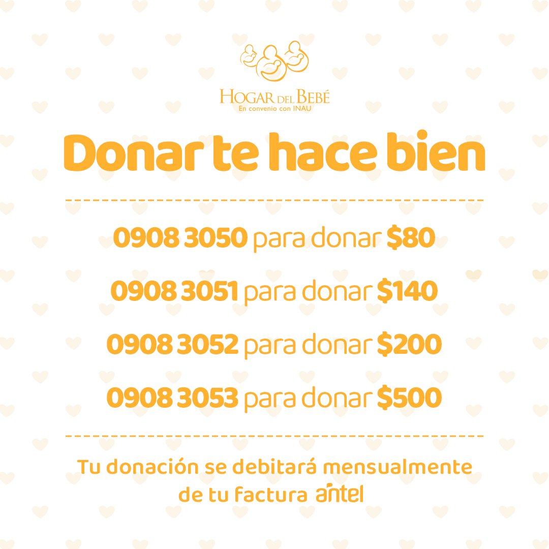 hogardelbebe's tweet photo. Hogar del Bebé les brinda a niños y niñas un espacio donde desarrollar su potencial individual, vivir bajo el amparo de sus derechos y estimular sus capacidades junto a otras niñeces 🧡

¿Te sumás?

#yocolaboro #yomesumo #colaboracion #solidaridad #Uruguay https://t.co/BEMFLVBwmf