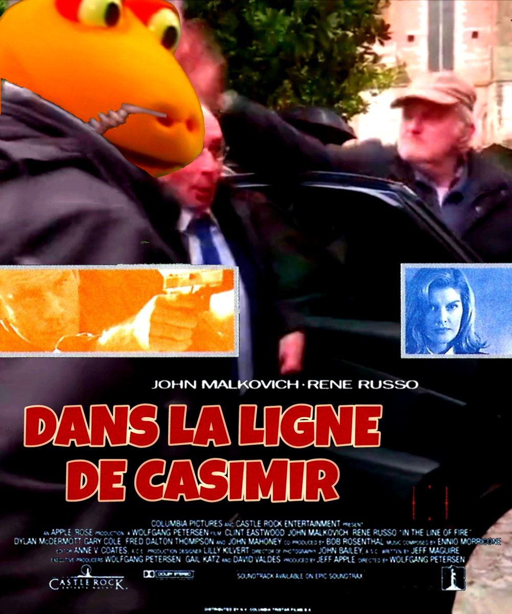 BCN_h15's tweet photo. L'officier de sécurité d'Éric Zemmour est tellement balourd que ses collègues le surnomment Casimir. Et l'accident survient à Moissac.

Éric Zemmour et Casimir dans un remake du film DANS LA LIGNE DE MIRE https://t.co/dD5uYETAc9