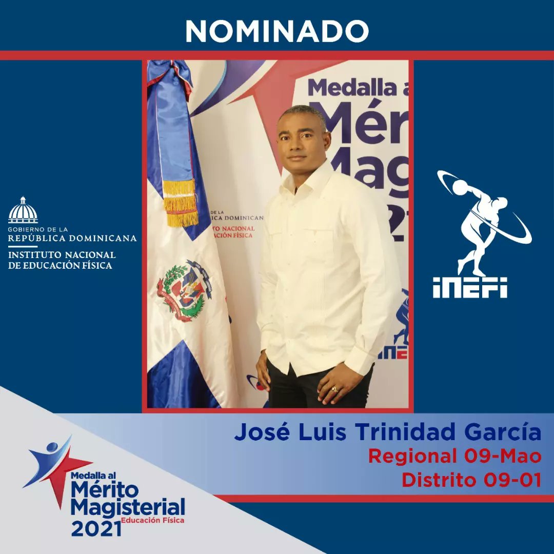 inefirdoficial's tweet photo. Seguimos con los nominados a la "Medalla al Merito Magisterial en Educación Física 2021". Regional 09 Mao. 

Un reconocimiento a la trayectoria de los profesores que se han destacado durante toda su carrera profesional.

#MeritoMagisterial2021 https://t.co/6fJ7E0HnHx