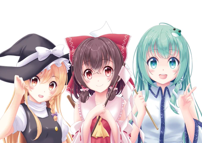 #絵柄が好みっていう人にフォローされたい
#東方Project 
今は専ら妖夢ちゃん中心ですが、他の東方キャラも描いたりします 