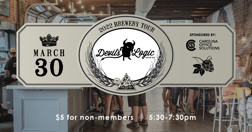 Join BLOC for our March networking after-hours event at <a href="/DevilsLogicBeer/">DevilsLogicBrewing</a> on 4th Street/CLT.  Register Here: businessleadersofcharlotte.com/event-4689914