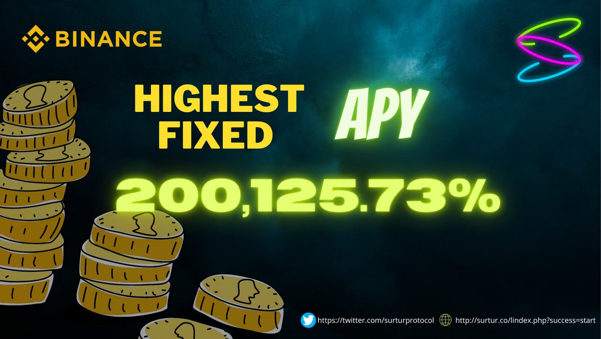 <a href="/surturprotocol/">SURTUR</a> The highest fixed APY in DeFi Crypto is now available on Surtur. No need to Stake, Just Buy, Hold and Grow your portfolio.

join our community 

Telegram: t.me/surturprotocol

#surtur #surturprotocol #APY #DeFi