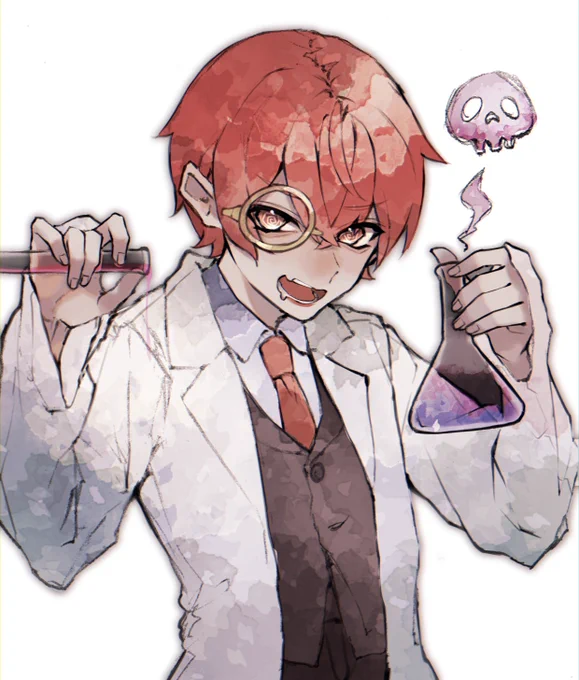 マッドサイエンティストさかたさん!🌡💀
 #坂田です 