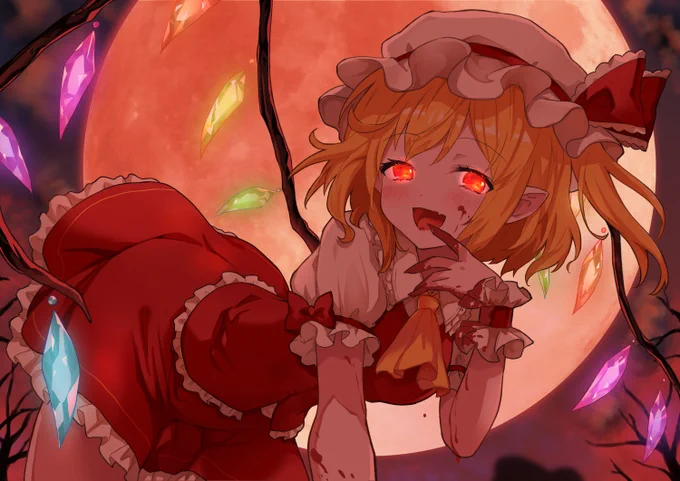 ちょっと流血表現ありフランちゃん
#フランドール・スカーレット   
#東方 