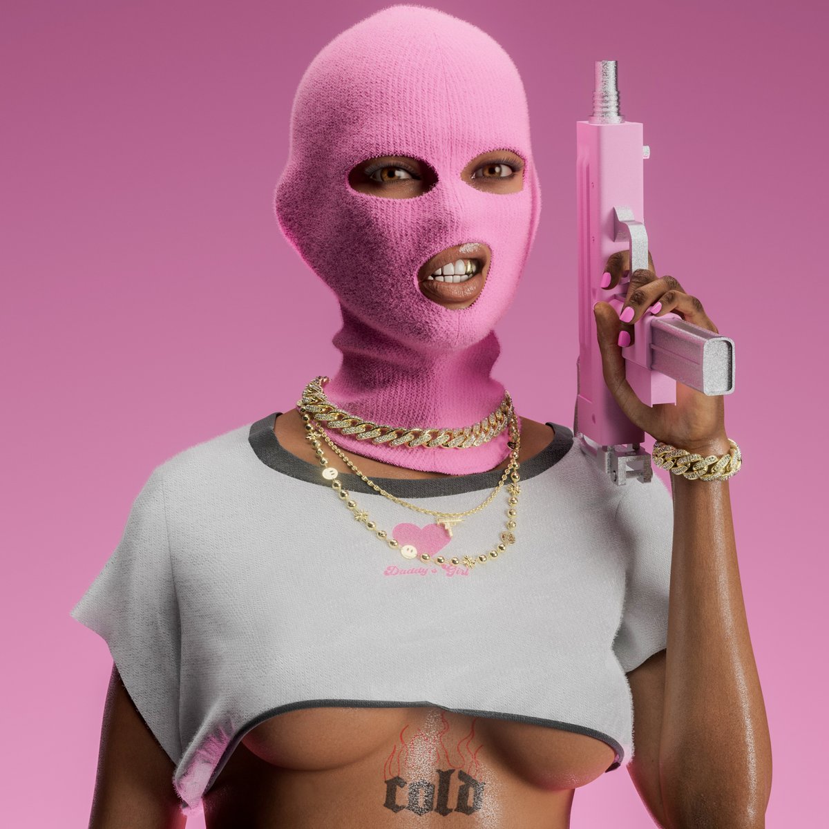 The baddie's ready !

We will be choosing 3 #WHITELIST spots from any interaction with this post.

Don't forget to interact... Otherwise she gon shoot...