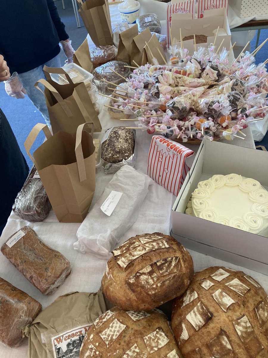We told you not to eat too much lunch! The cakes are here! The piano is tuned! The kids table set up! Come down to the Old School 2-4pm