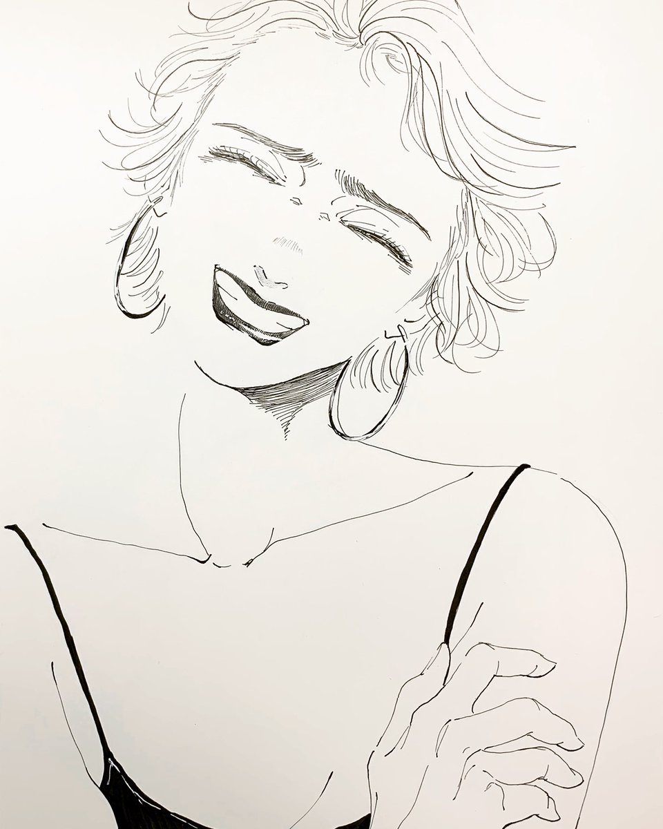 ハンドドローイング作品 最終第6弾💋
明日まで公開しています☺️
タイトル: ありがとう
感謝を込めて笑顔を描きました😊
『泣きたいくらい嬉しくて笑う』感じを描きたかった✨
たくさんの「ありがとう」が、
応援して支えてくださった皆さまの心に届きますように😌✨
#絵描きさんと繋がりたい
#個展