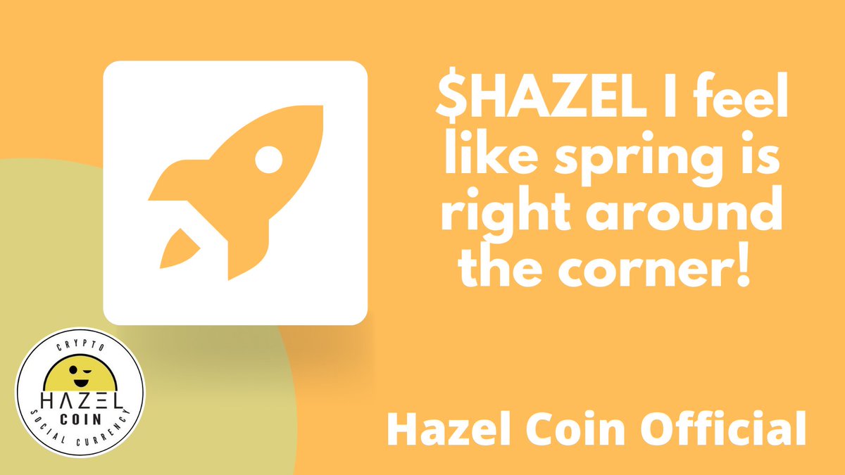 HazelCoins's tweet photo. $HAZEL I feel like spring is right around the corner!   #Hazelcoin

More: https://t.co/bmG08ISVm2 

#Hazelcoin #cryptocurrency #Bitcoin #cryptotwitter #CryptoNews #NFTCollection #NFTwallet https://t.co/LlWixLZsyK