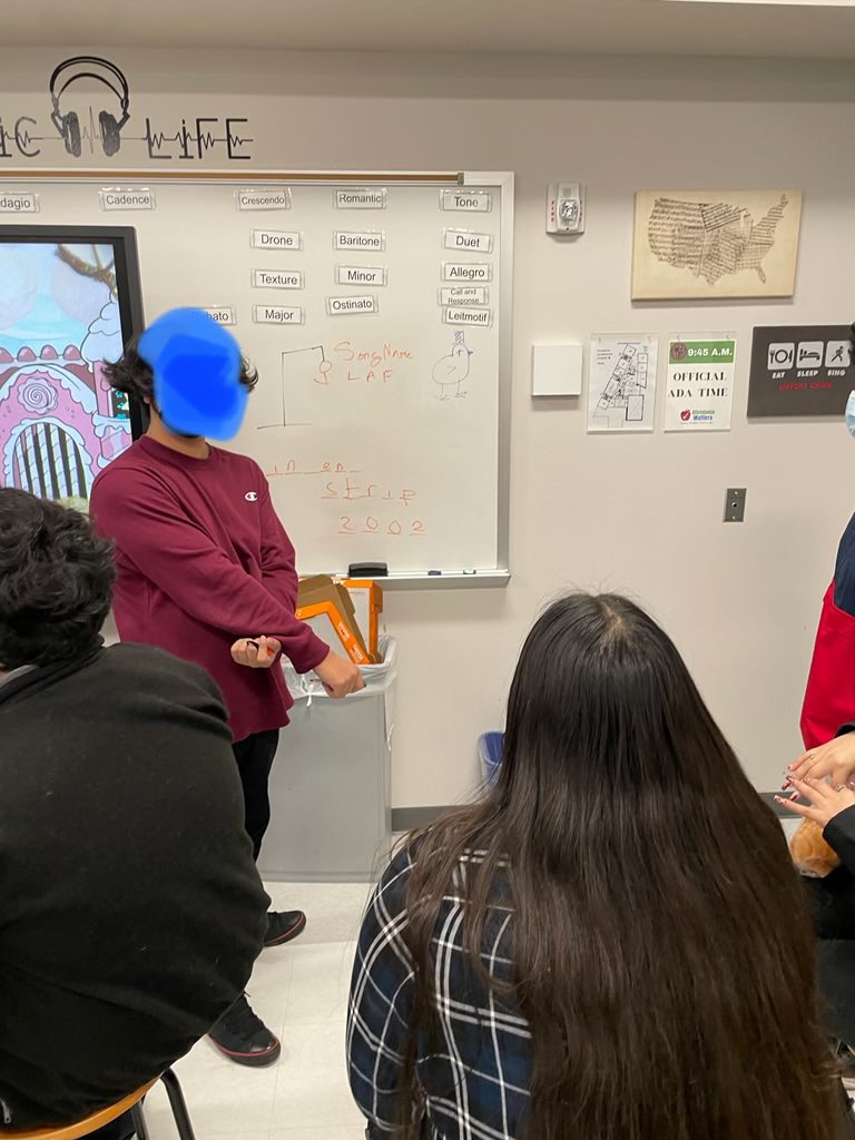 HISDSEL's tweet photo. @HISD_NHECHS celebrated #HISDSELDAY with team building through music & art. Great job scholars! @UrbanAssembly @SEL4USA https://t.co/WZA37ZDyYf