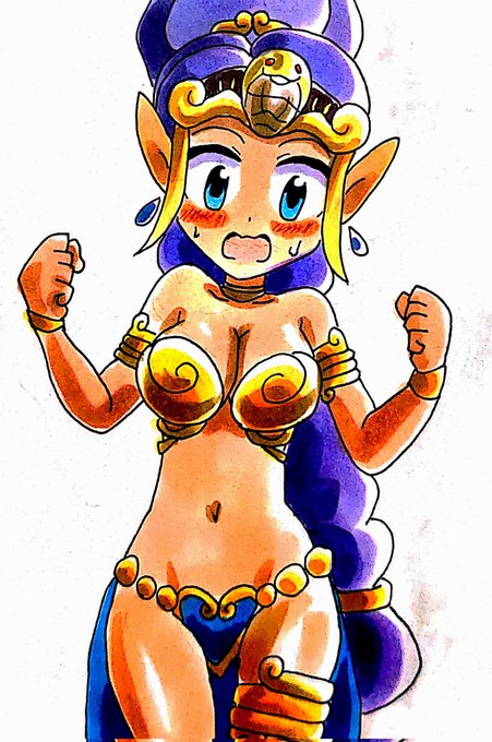 凄い格好
#Shantae #シャンティ 