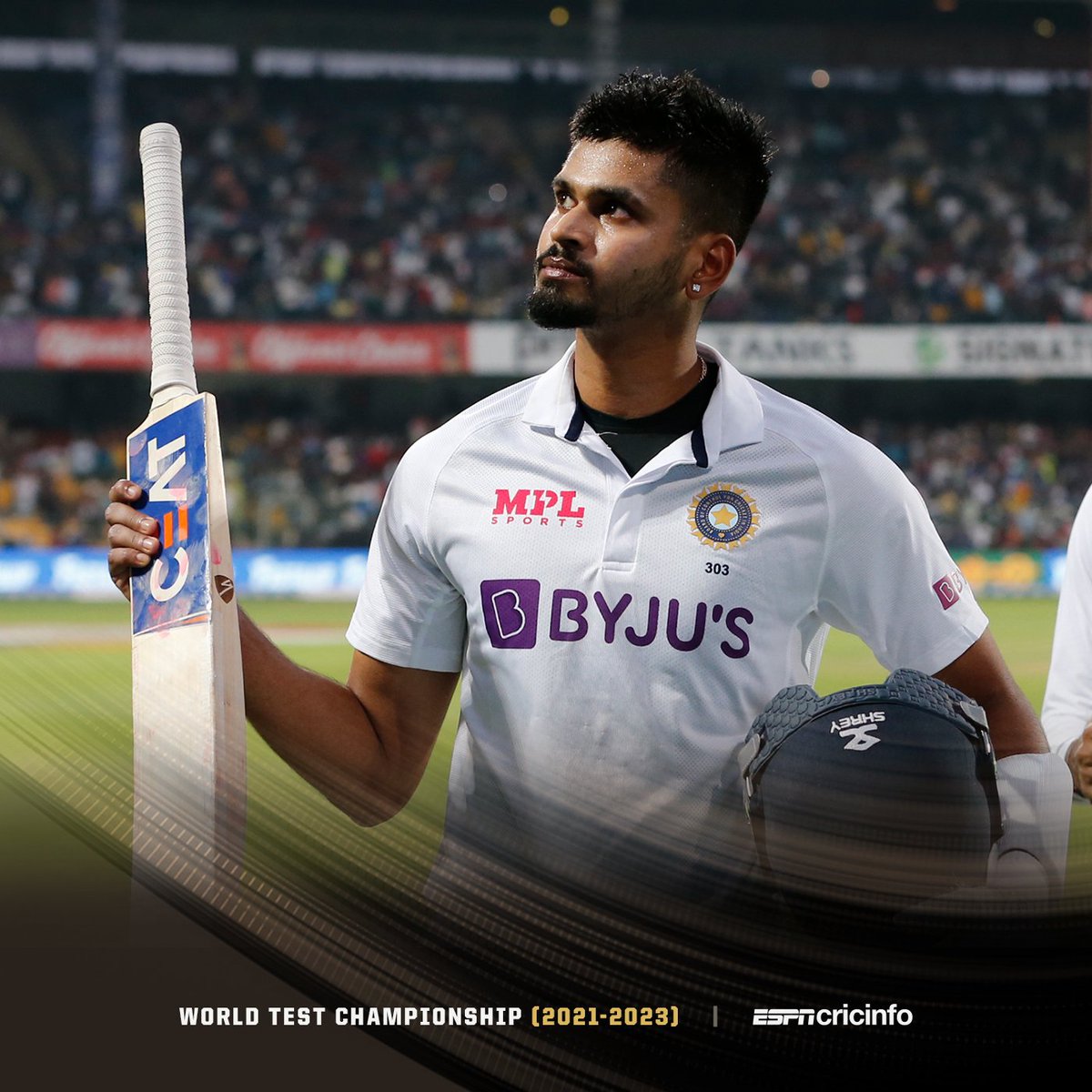 cricinfo's tweet photo. Shreyas Iyer today: "Chill, I got this" https://t.co/pk7ZaQN99c