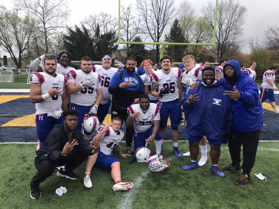 Bryanwilliams50's tweet photo. Forever Grateful for the time I have had here @HanoverFTBL .

I thank all of my coaches and teammates who I have played with these past 4 years.❤️💙

3 x 💍 conference champion
4 year starter 
3 national Playoff appearances 
2 year all conference 
RELATIONSHIPS 4 Life. https://t.co/C3ilwyA1f0