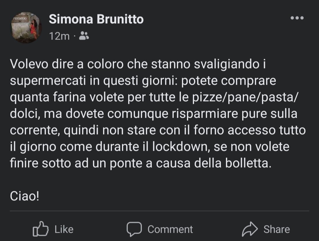 simonabrunitto's tweet photo. un consiglio da amica.
#carobollette https://t.co/lPakkkVmgh