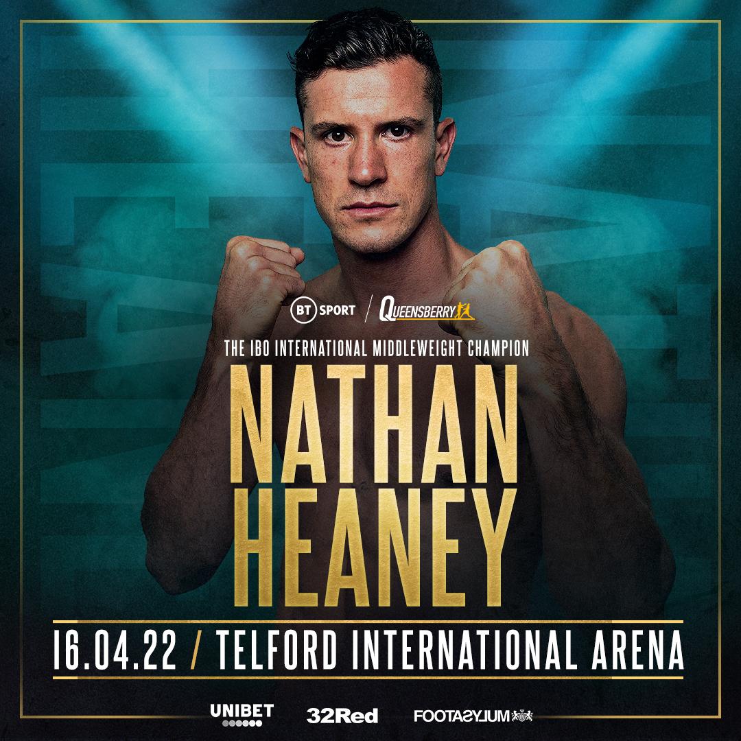 NathanHeaney's tweet photo. 🔥🔴|WE ARE BACK!!!|⚪🔥

I can finally announce that in 5 weeks time, on Saturday 16th April 2022... We are back! Live on BT Sport where myself and 1500+ Stokies will be taking over the Telford International Arena defending my IBO International title over 10 rounds!... 1/4 https://t.co/DI4KgsCdew