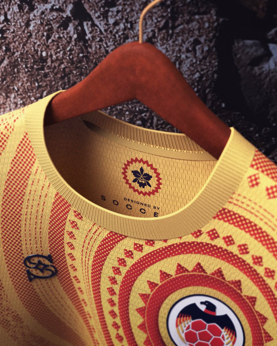 soccept's tweet photo. ¡VAMOS COLOMBIA! 💛💙❤️

Finally in collaboration with @ftblofficial, I present this concept for Colombia from which I do not intend to profit in any way. Inspired by the design of the Vueltiao Hat, symbol of the nation. The union between football and tradition reimagined. https://t.co/WUFfBSaEf3