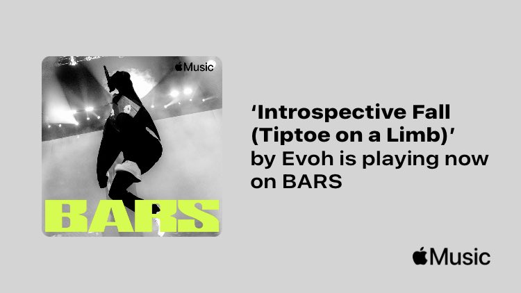EvoHbeats's tweet photo. ‘introspective fall (tiptoe on a limb)’ with Shep has been added to BARS on @AppleMusic 🙏🏼 
https://t.co/9GG6ywjyeJ
#hiphop #applemusic #bars #lofihiphop #lofirap https://t.co/P7W7sZLpd8