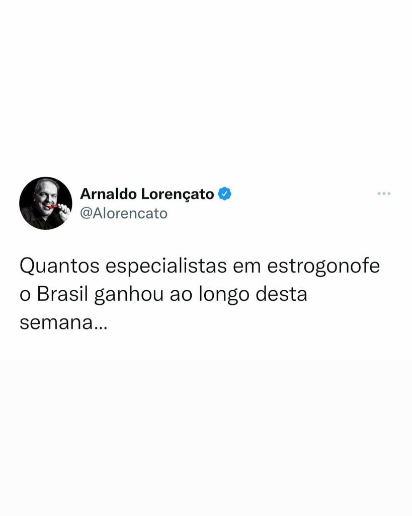 Alorencato's tweet photo. ESTROGONOFERS.
Sim, nós temos.
#BlogDoLorencato #CozinhaDoLorencato #LorencatoEmCasa #ArnaldoLorencato https://t.co/kHAGTJwaMw