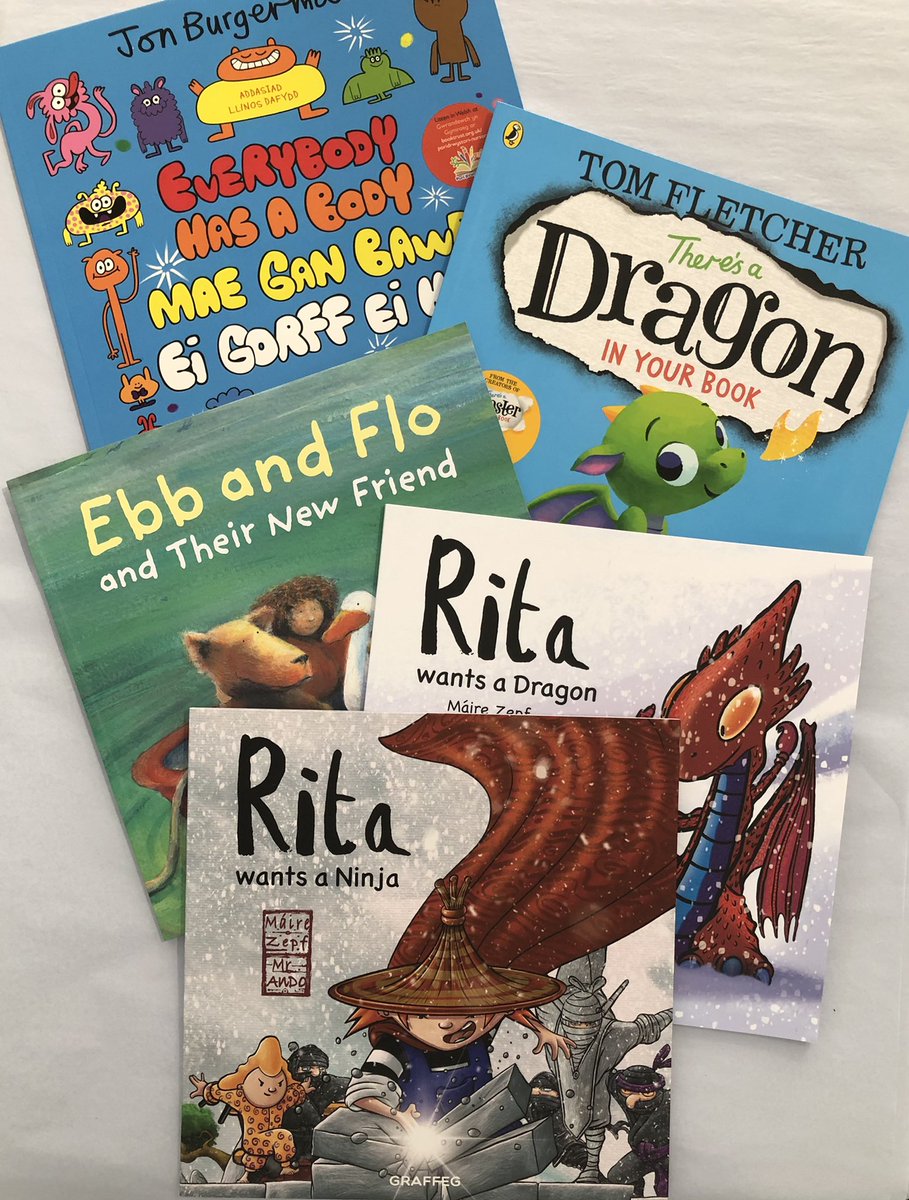 RainbowsDragons's tweet photo. 📚 Some of the books we received in our latest delivery from @Books_Wales We stock English, Welsh & Billingual books from birth to pre-teens and have a sale on selected books.
Available in the shop or our website.
#rainbowsanddragonsabergele #llyfraucymru #readingwithchildren https://t.co/Bk4Aa0iIPg