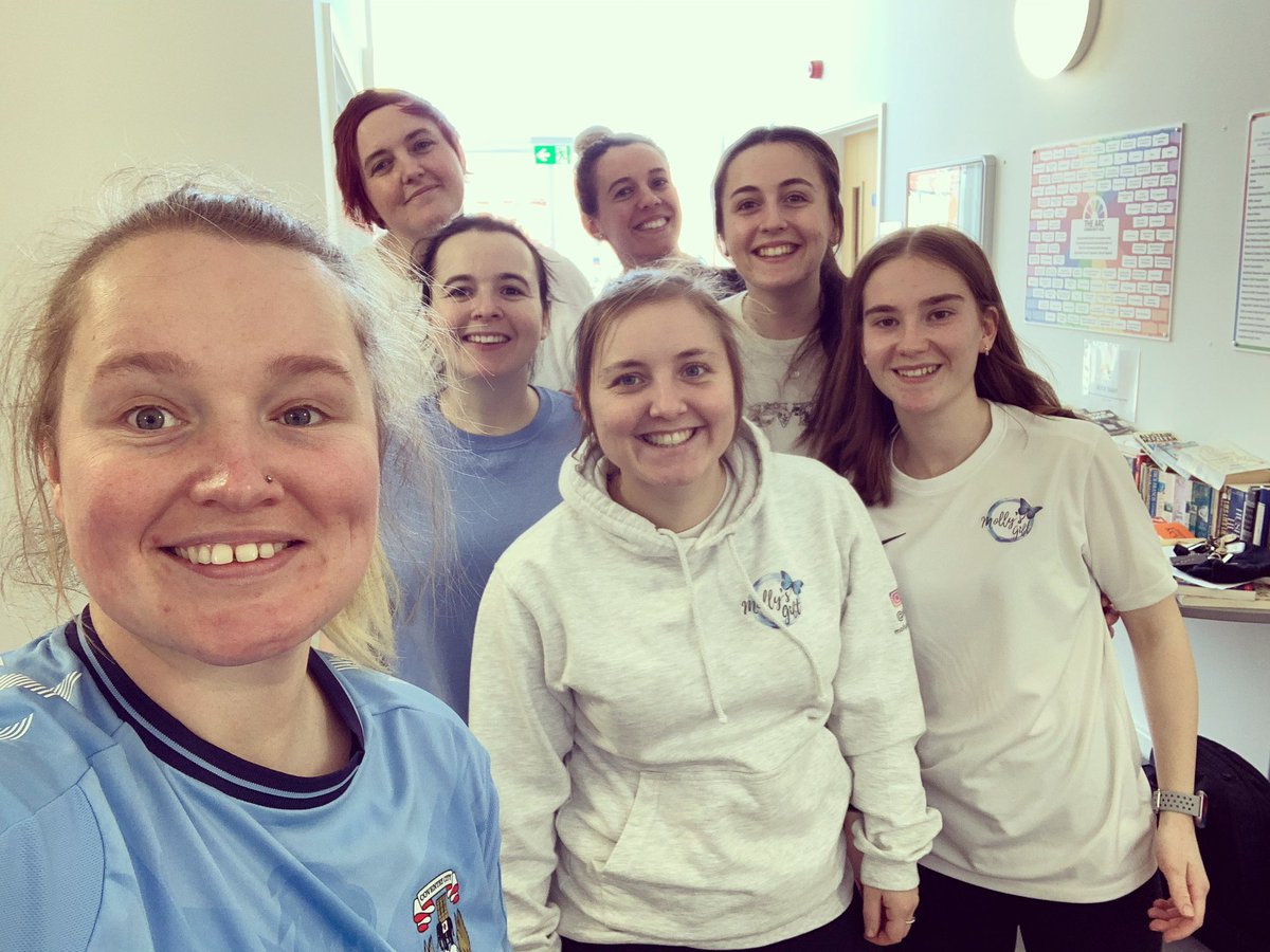 LboroFoxes's tweet photo. 🦋👏🏻 - 7 of our Vixens team have been supporting @MollysGift6 at their Saturday Morning Club today! Great to see, one team 🙌🏻⚽️🦊🦋 x https://t.co/TwsnHBLJUh