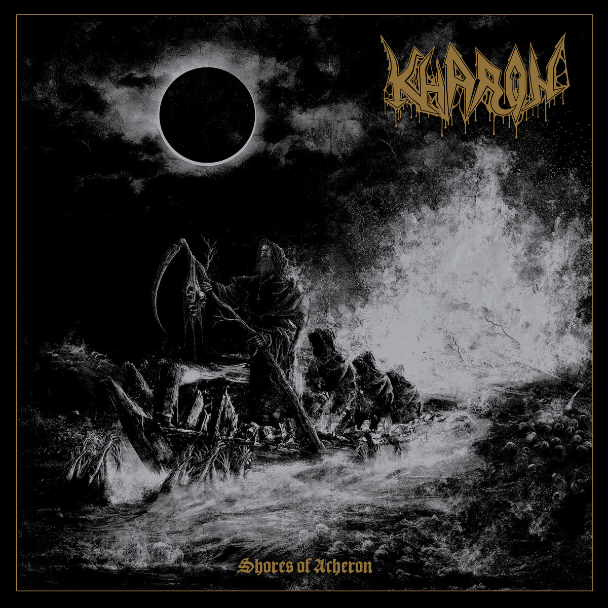 TruenoReview: La sutileza del mal impregna ShoresOfAcheron de los noruegos #Kharon, una obra infartante de Black/Death agresivo y técnico, y un producto, creado por músicos de bandas como #Mork #Dauden #Ragnarok. Este debut suena infernalmente bueno! 2022 kharon-norway.bandcamp.com/album/shores-o…
