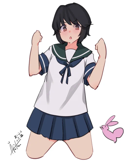 深雪『よし!次も頑張ろうぜ!』
#艦これ版深夜の真剣お絵描き60分一本勝負
#艦これ版真剣お絵描き60分一本勝負_20220312
#艦これ #深雪 