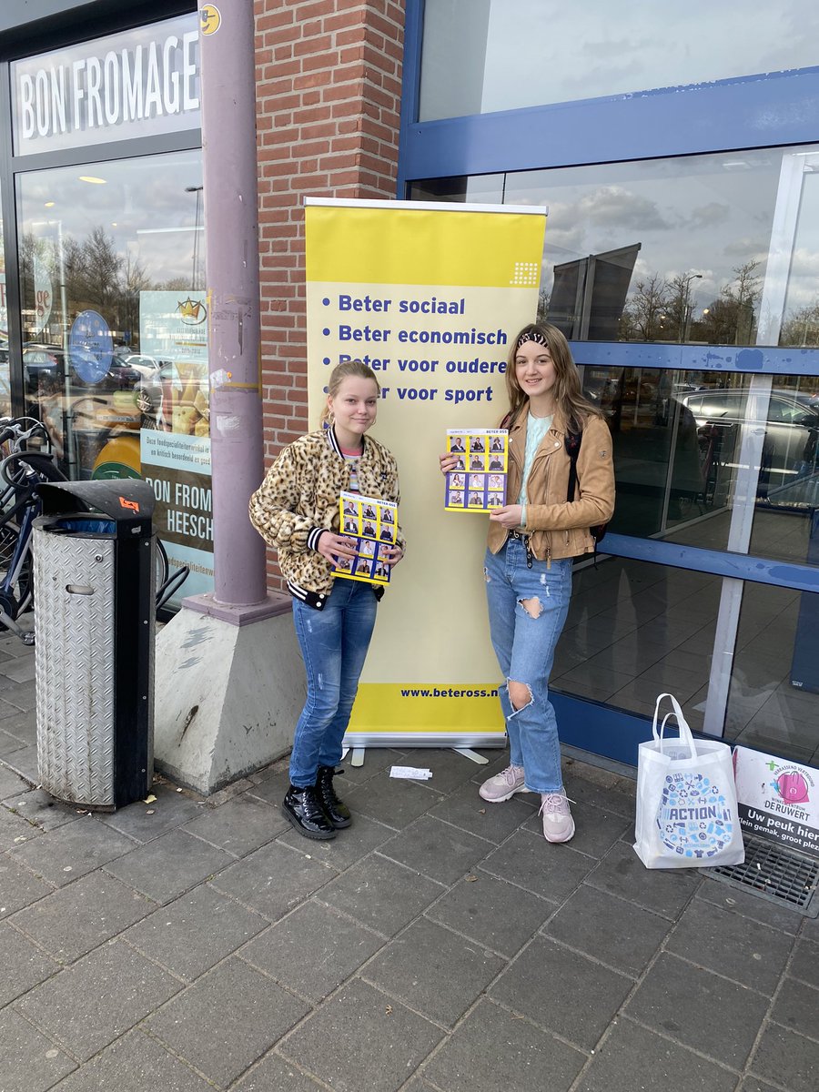 Onze juniors waren ook aan het flyeren  vandaag bij de Ruwert. Goed gedaan dames!