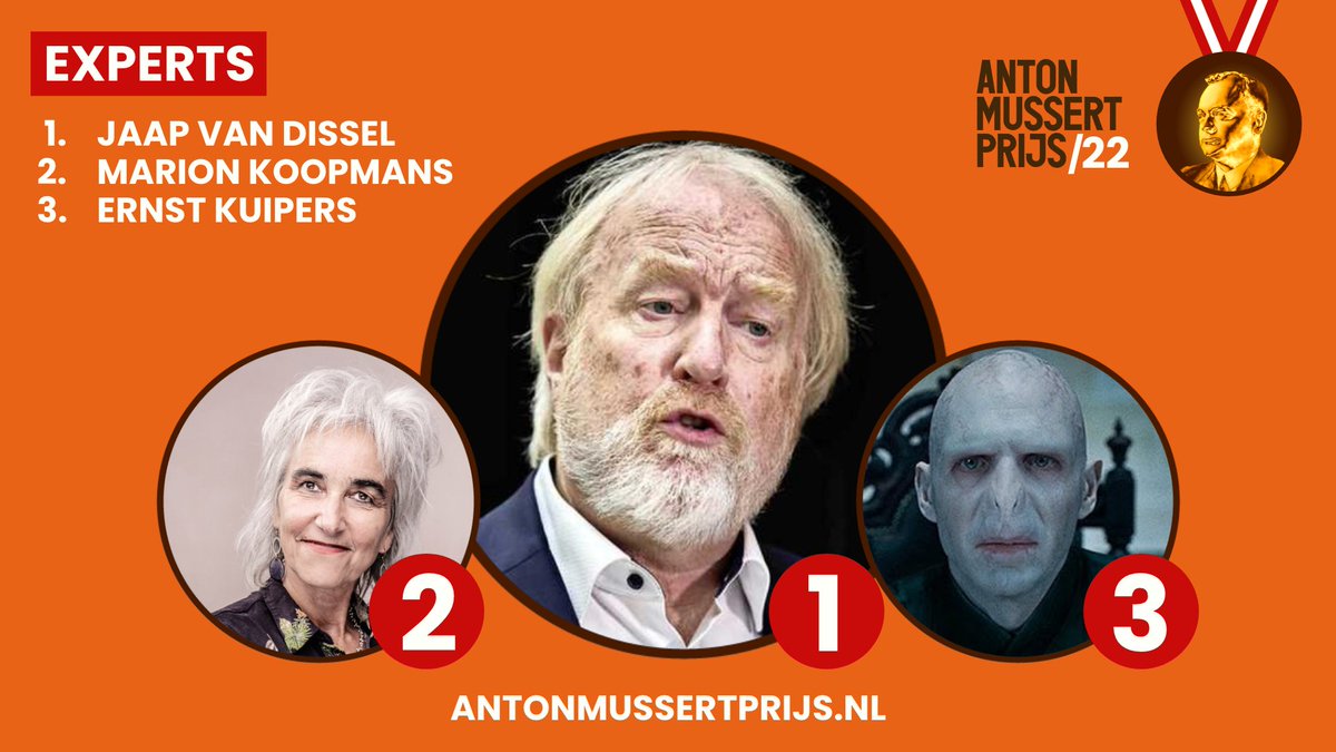 AMussertPrijs's tweet photo. De winnaars van de Anton Mussert Prijzen zijn bekend!   Categorie: Experts

1. @RIVM_vDissel Jaap van Dissel
2. @MarionKoopmans Marion Koopmans
3. @ministerVWS  Ernst Kuipers

De winnaars persoonlijk feliciteren kan op https://t.co/xt9I1QazCN https://t.co/iC78H08ejf