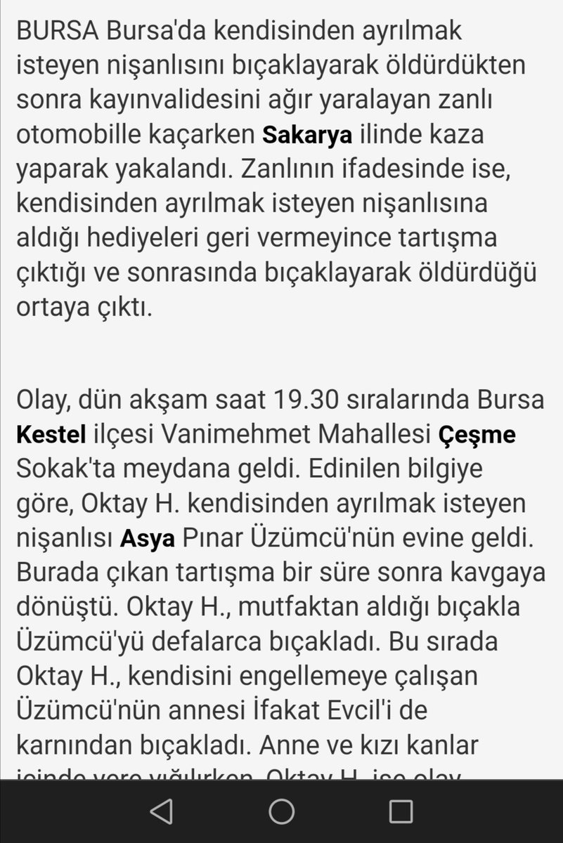 cnsdereee's tweet photo. Benim arkadaşım bu katilin ne mal olduğunu anladı ve ni��anlanmadı. NİŞANLANMADI. Asılsız ifadeler kullanarak kendini haklı göstermeye çalışan bu KATİLE MÜEBBET VERİLMELİ. @FOXhaber @gulbintosun
#AsyaPınarÜzümcü https://t.co/OVSYlo2vDf